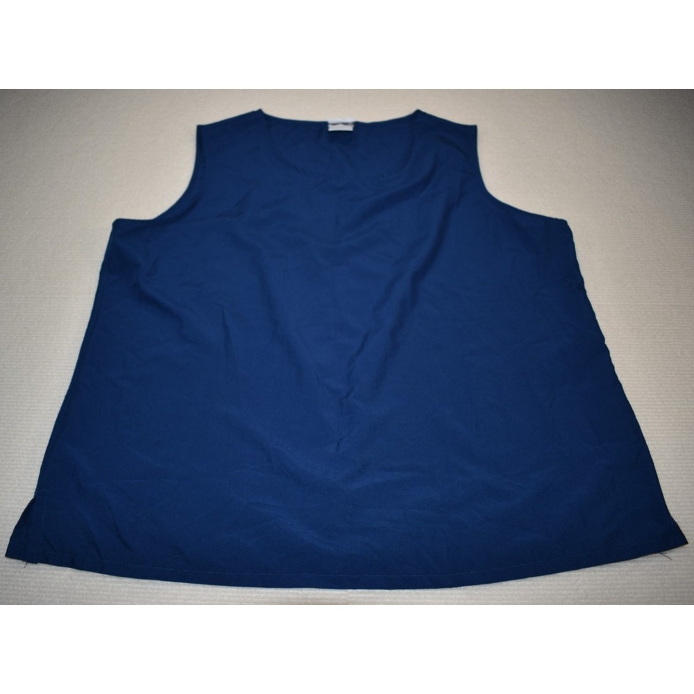 BonWorth Women's Blue Camisole Tank Top Sleeveless Size Petite Large
